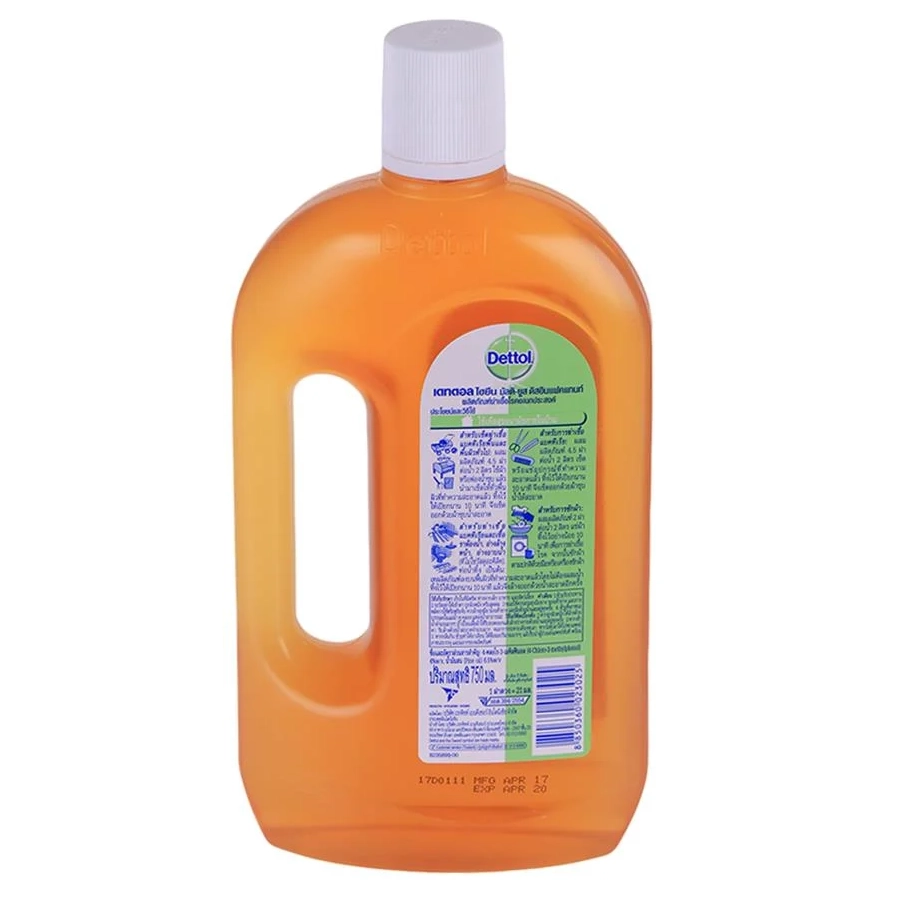DETTOL น้ำยาทำความสะอาดฆ่าเชื้ออเนกประสงค์ เดทตอลไฮยีนมัสติยูส ทำความสะอาดพื้น 750 มล.