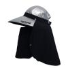 หมวกกันUV กันยูวี หมวกปิดหน้า ปิดคอ สีดำ มีผ้า2ชิ้น หมวกคลุมหน้า by Season Tales