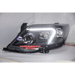 ไฟหน้าโปรเจคเตอร์ TOYOTA FORTUNER CHAMP 2011-2014 โคมดำ