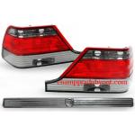 ไฟท้าย BENZ S-CLASS W140 1994-1998 SMOKE แดงเพชร พร้อมคิ้ว