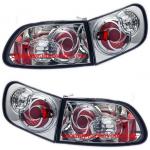 ไฟท้าย HONDA CIVIC 92-95 3D โดนัท ขาว (V.2)