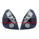 ไฟท้าย HONDA JAZZ 03-07 โดนัท ดำ LED (EURO)
