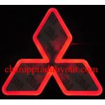 โลโก้มีไฟ MITSUBISHI LANCER EX 09-16 LED แสงสีแดง (ด้านหลัง)