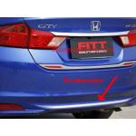 คิ้วกันชนท้ายโครเมี่ยม HONDA CITY 14-16 FITT