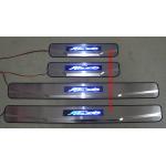 ชายบันไดสแตนเลสมีไฟ FORD FIESTA 10-16 แสงสีฟ้า