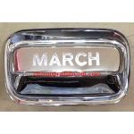 ครอบมือเปิดท้ายพร้อมถ้วยรองโครเมี่ยม NISSAN MARCH 10-16 (V.2)