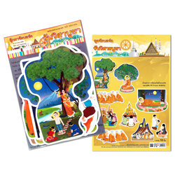 Buddhist Holy Day Visakha Bucha Day Flashcards ET-704