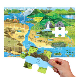 เกมจิ๊กซอว์ ชุดแผนที่ภูมิศาสตร์ ET-617