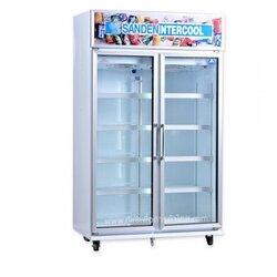 ใหญ่พิเศษ ตู้แช่เครืองดื่ม 2 ประตู Sanden intercool SDC-1000AY ขนาด 1040ลิตร สีขาว