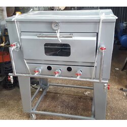 เตาอบแก๊ส 2 ชั้น 1 ถาด แก๊ส 3 หัวข้างล่าง รุ่นราคาประหยัด