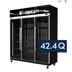 ตู้แช่เครืองดื่ม 3 ประตู Sanden intercool YEM-0165P ขนาด 1200ลิตร