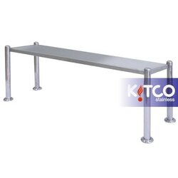 ชั้นวางของเหนือโต๊ะ 1ชั้น ขนาด 900mm. สแตนเลส