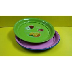 ถาดกลม No.735 สีหวาน (CK)