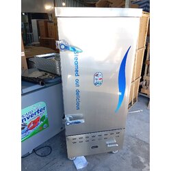 ตู้นึ่งข้าว ตู้นึ่งไอน้ำ เครื่องนึ่งข้าว อเนกประสงค์ ใช้แก็ส 12 ชั้น 1 ประตู รุ่นใหม่