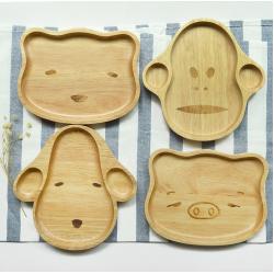 Animal Wood Plate Tray Dish - ถาดไม้รูปสัตว์น่ารัก