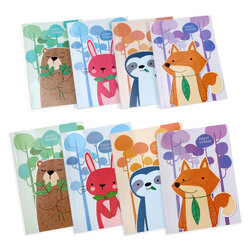 Writing Notebooks with PP Covers Forest Friend