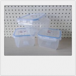 กล่องล็อกเหลี่ยมเวฟ No. 648 (BestLock) 15*15*9.5 cm