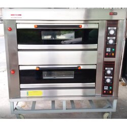 Sunshine เตาอบแก๊สควมคุมด้วยไฟฟ้า 2 ชั้น 4 ถาด หน้าสแตนเลส