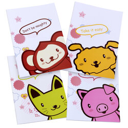 สมุดเขียน A5 ปกพลาสติก ลายคิวตี้