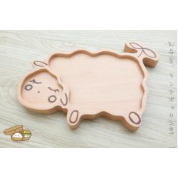 Japanese Sheep Plate Tray Dish - ถาดไม้ญี่ปุ่นรูปแกะ