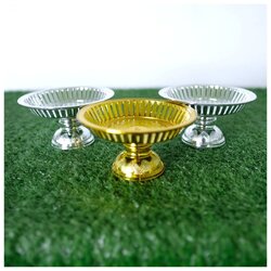 พานรัตนโกสินทร์ 14ฃม.เงิน(1*6)เพชร