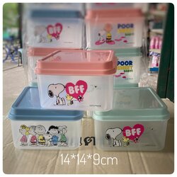 กล่องเหลี่ยม BX-2211 ลาย Snoopy
