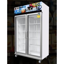 ตู้แช่ 2 ประตู Sanden intercool YEM-1105P ขนาด 1000ลิตร ใหญ่พิเศษ