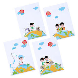 แฟ้มซอง A4 พิมพ์ลายรักษ์โลก