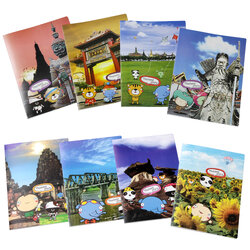 แฟ้มแคตตาล็อก A4 ปกลายไทยแลนด์สตอรี่