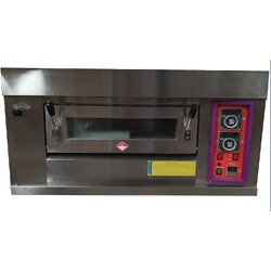 ETON YXY-2P เตาอบพิชช่า แก๊สควมคุมด้วยไฟฟ้า 1 ชั้น 2 ถาด