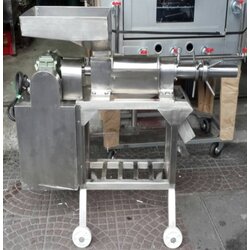 เครื่องคั้นกะทิ 4น็อต 1HP คั้นน้ำผลไม้ แบบจรวด สแตนเลส ทั้งตัว รุ่นที่ 2