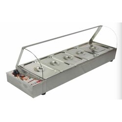 ตู้อุ่นอาหาร อุ่นข้าวแกงไฟฟ้า รุ่น 5 ถาด Sunshine SH-WM5