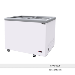 ตู้แช่แข็ง ฝากระจกเรียบ SANDEN SNG-0225 ( 7.3 คิว ) ขนาดตู้ภายนอก (ก x ล x ส ) 81.5 x 65.5 x 84 cm