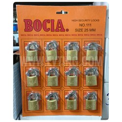 กุญแจทองสปริง No.111-25mm