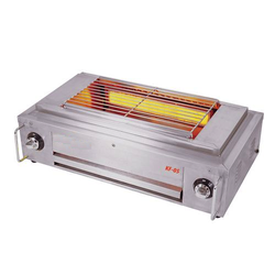 เตาปิ้ง/ย่างอินฟราเรด ท่อข้างมีพัดลม ไร้ควัน 2หัว Lacos