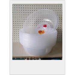 กะละมัง No.034 ใสมีลาย(V)