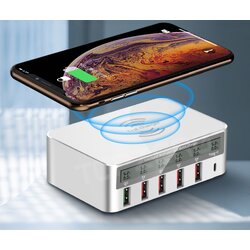 อุปกรณ์ที่ชาร์จ USB Hub Smart Charger 6 port