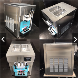 เครื่องทำไอศครีมซอฟท์เสิร์ฟ ตั้งโต๊ะ (soft serve,ไอติมซอฟเสริฟ,ซอฟท์ครีม)