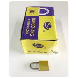 กุญแจ 38 ทองชุบ สั้น