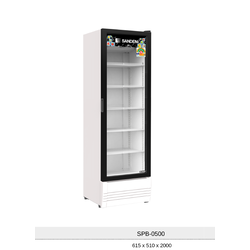ตู้แช่เย็นกระจกเต็มบาน 1 ประตู รุ่น SPB-0500 ความจุ : 435 ลิตร / 15.4 คิว ขนาด : 61.5 x 51 x 200 ซม.