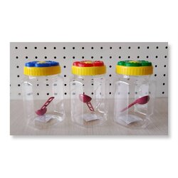 ขวดโหล No.1003-4 ดอกไม้ (FW) 6*11 cm