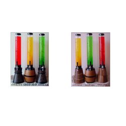 หลอดใส่น้ำผลไม้ ฐานไม้