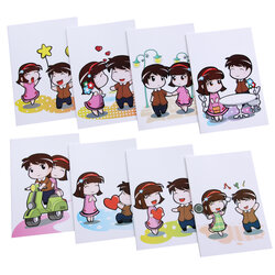 สมุดเขียน A5 ปกพลาสติก ลาย Be My Love