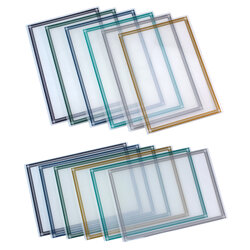 Certification Holder A4 Frame Printed Double Lines Pattern