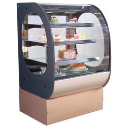 ตู้โชว์เค้ก สีทูโทน ขนาด 90, 120, 150 ซม