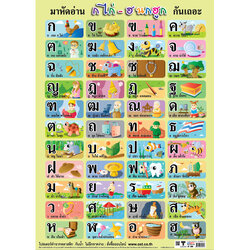 Thai Alphabets Educational Posters No.069