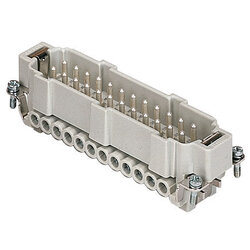 ILME รุ่น CNEM 24 T Male Insert heavy duty connector 24P 16A 500V size 104.27