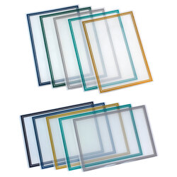 Certification Holder A4 Frame Printed Single Line Pattern