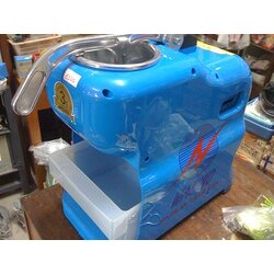 เครื่องไสน้ำแข็งไฟฟ้า Wasino สีฟ้า ขนาดใหญ่