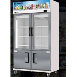 ตู้แช่เครืองดื่ม 2 ประตู Sanden intercool YDM-1005 ขนาด 700ลิตร